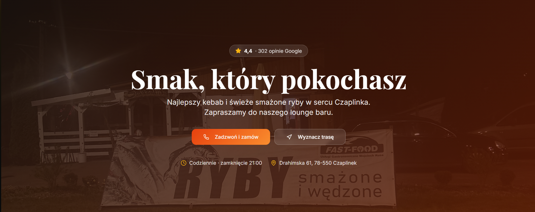 Podgląd strony Smażalnia u Kusego